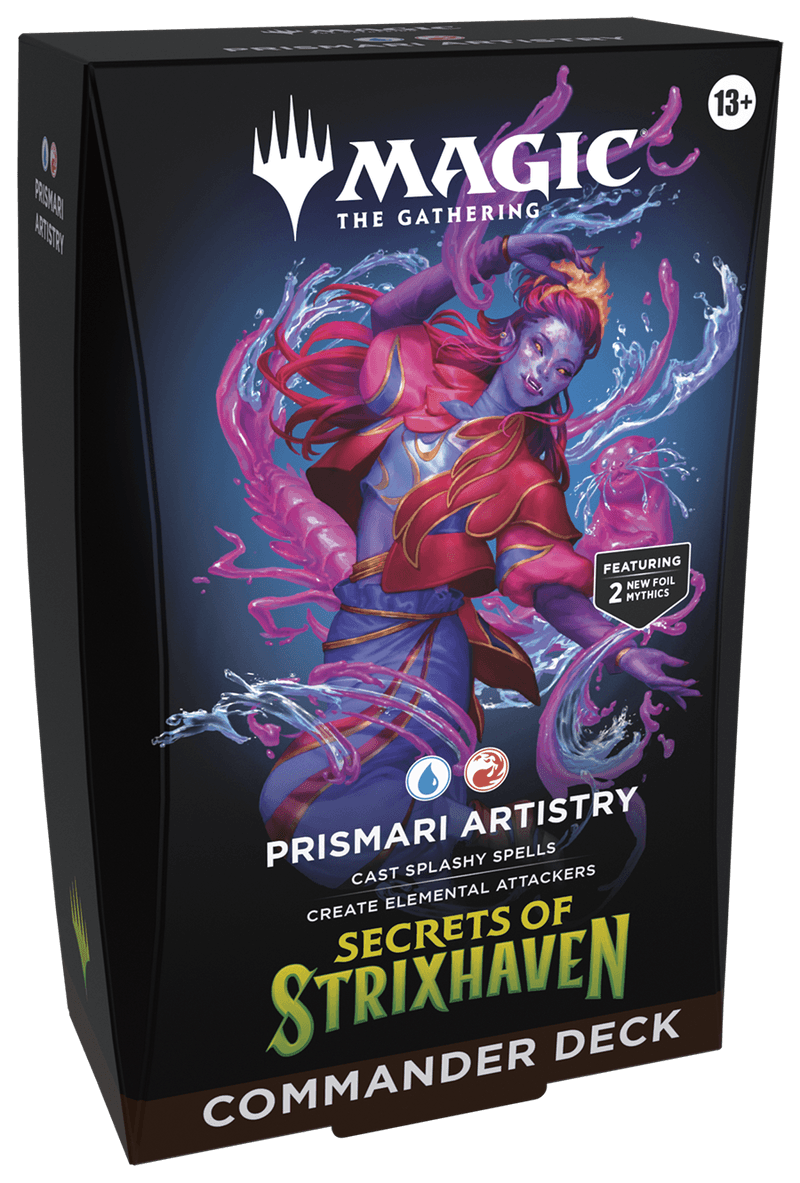 Secrets of Strixhaven Prismari Artistry Commander Deck