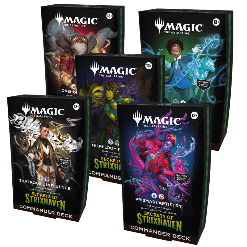 Secrets of Strixhaven Commander Deck Display