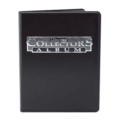 4 Pocket Portfolio Collectors Black
