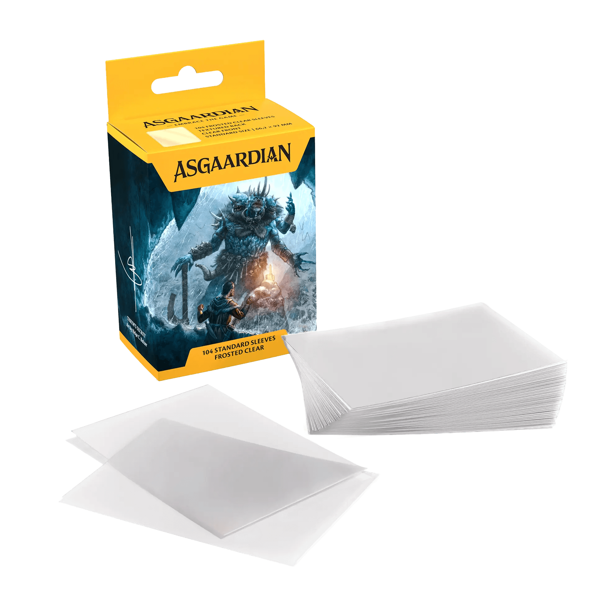 Asgaardian Standard Sleeves — Frosted Clear (104)
