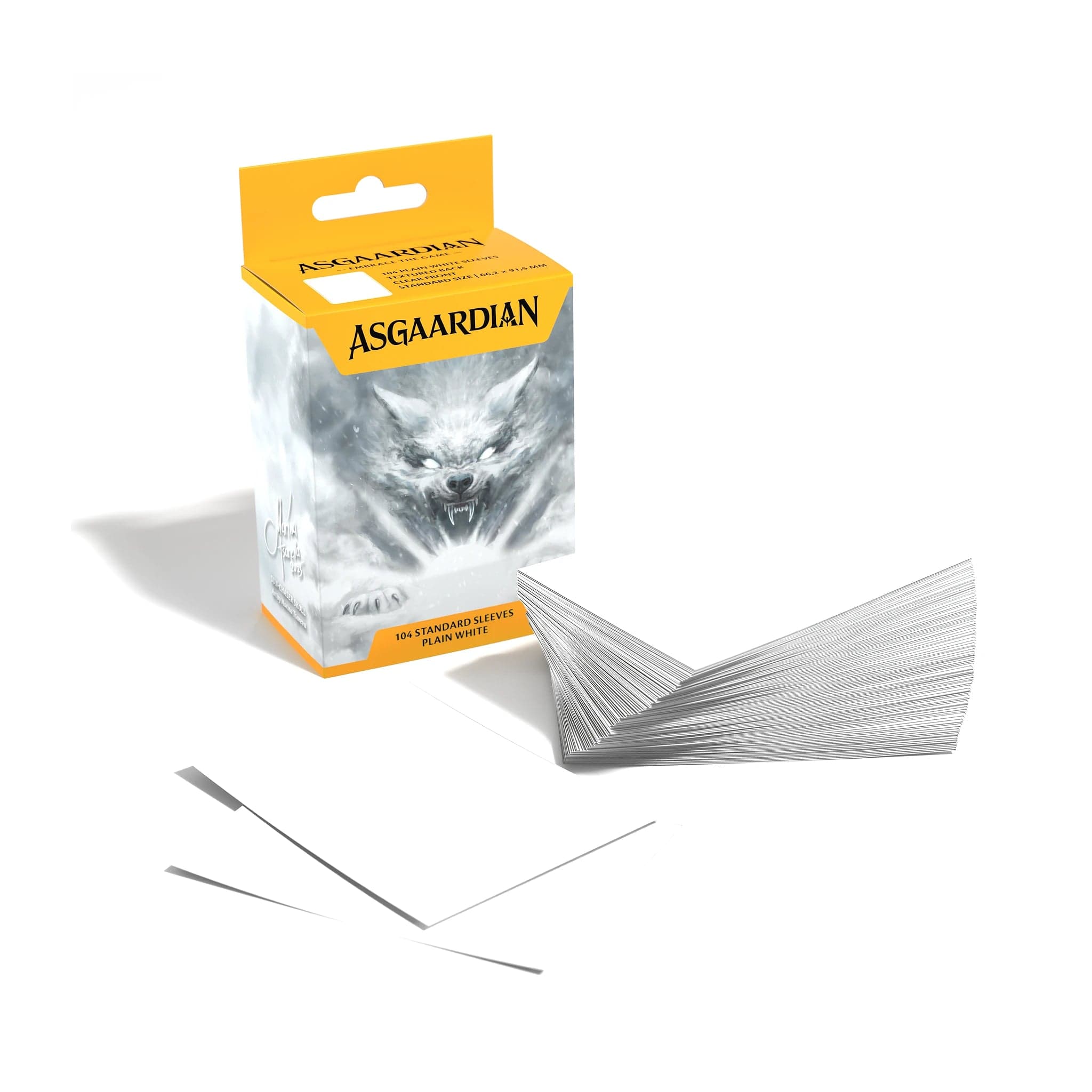 Asgaardian Standard Sleeves — Plain White (104)