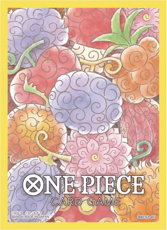Bandai One Piece Card Sleeves — Devil Fruits (70 sleeves)