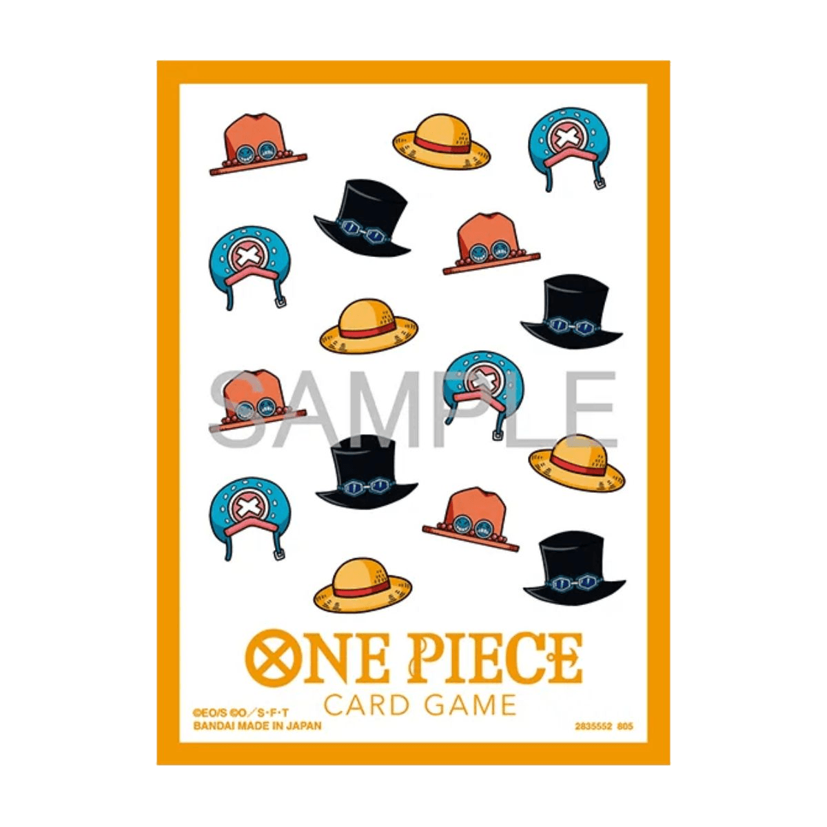 Bandai One Piece Official Sleeves — Vol. 13 Hat Pattern (70 sleeves)