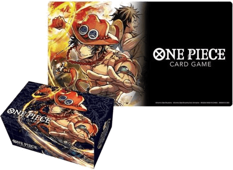 Bandai One Piece Playmat and Storage Box — Portgas D. Ace