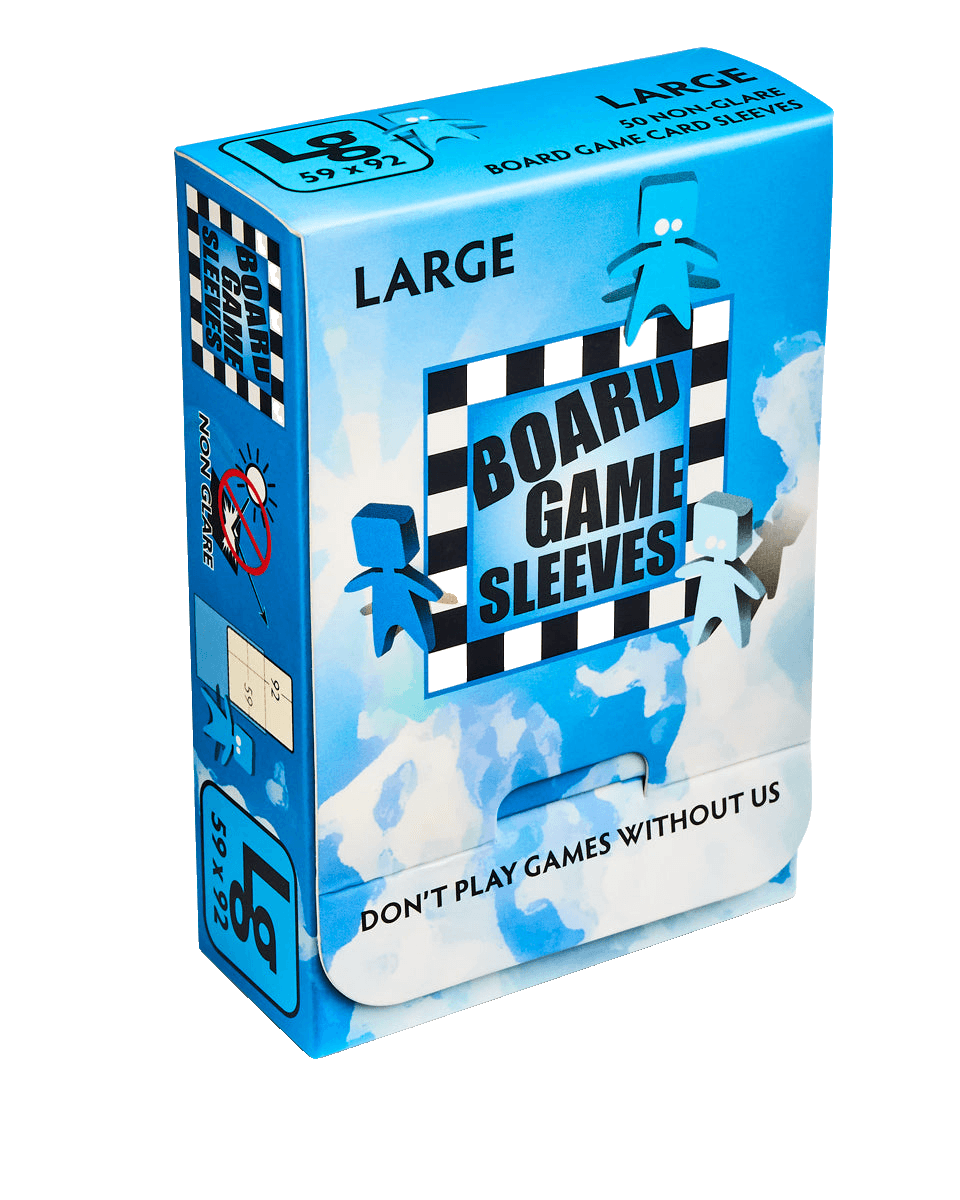 Board Game Sleeves — Large - Non-Glare (50 sleeves)