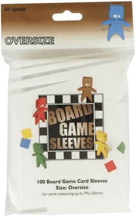 Board Game Sleeves — Oversized 79 x 120 mm (100 sleeves)