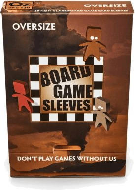 Board Game Sleeves — Oversized - Non-Glare (50 sleeves)
