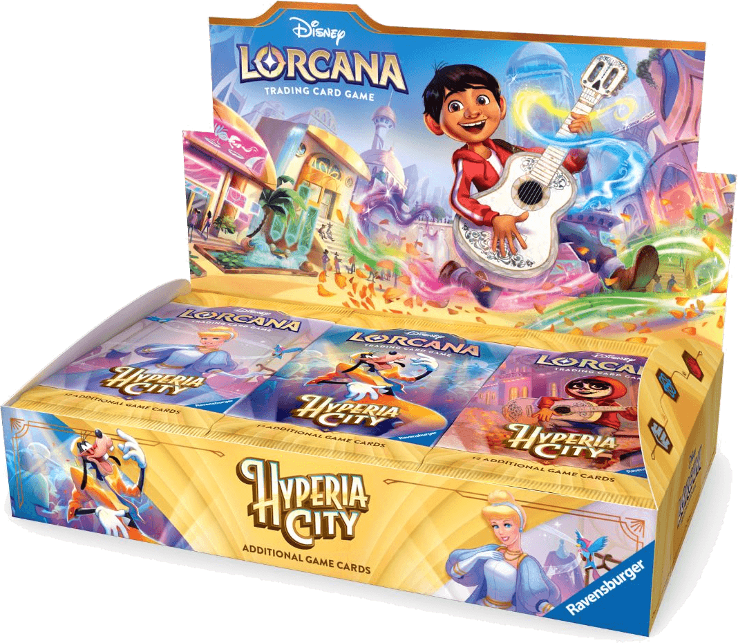 Hyperia City Booster Box Display
