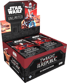 Twilight of the Republic Booster Box Display