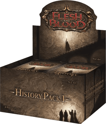 History Pack 1 Booster Box Display