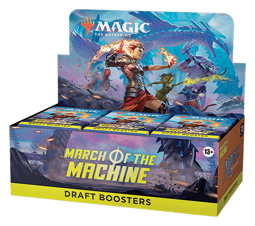 March of the Machine Booster Box Display