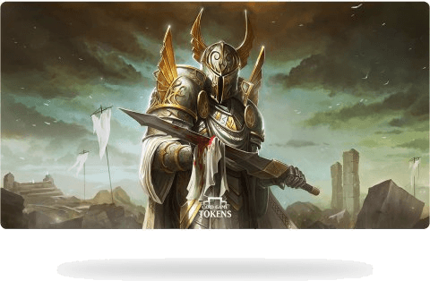 Card Game Tokens Playmat Soldier (incl. Protective Tube)
