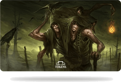 Card Game Tokens Playmat Zombie Brothers (incl. Protective Tube)