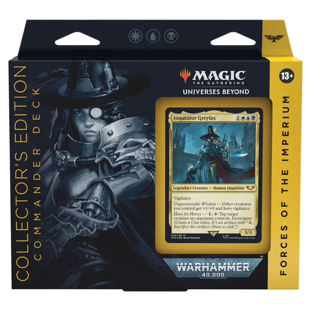 Warhammer 40,000 Forces of the Imperium Collector's Edition Commander Deck
