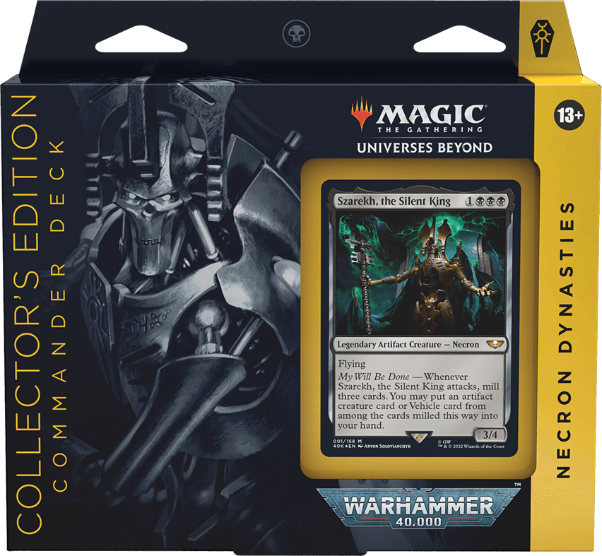 Warhammer 40,000 Necron Dynasties Collector's Edition Commander Deck