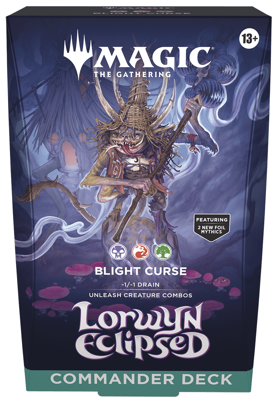 Lorwyn Eclipsed Blight Curse Commander Deck