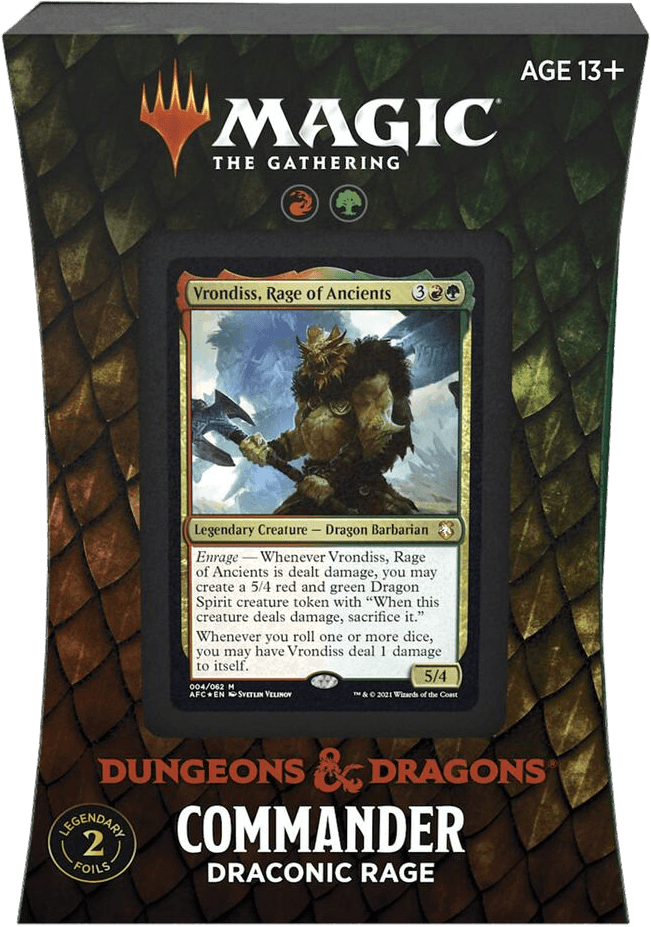 Adventures in the Forgotten Realms Draconic Rage Commander Deck