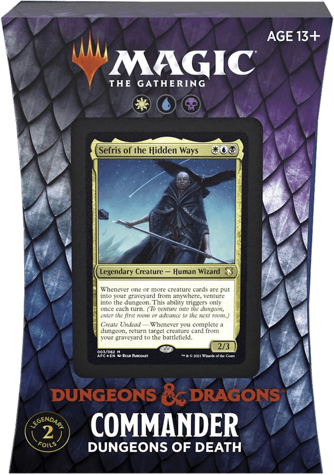 Adventures in the Forgotten Realms Dungeons of Death Commander Deck