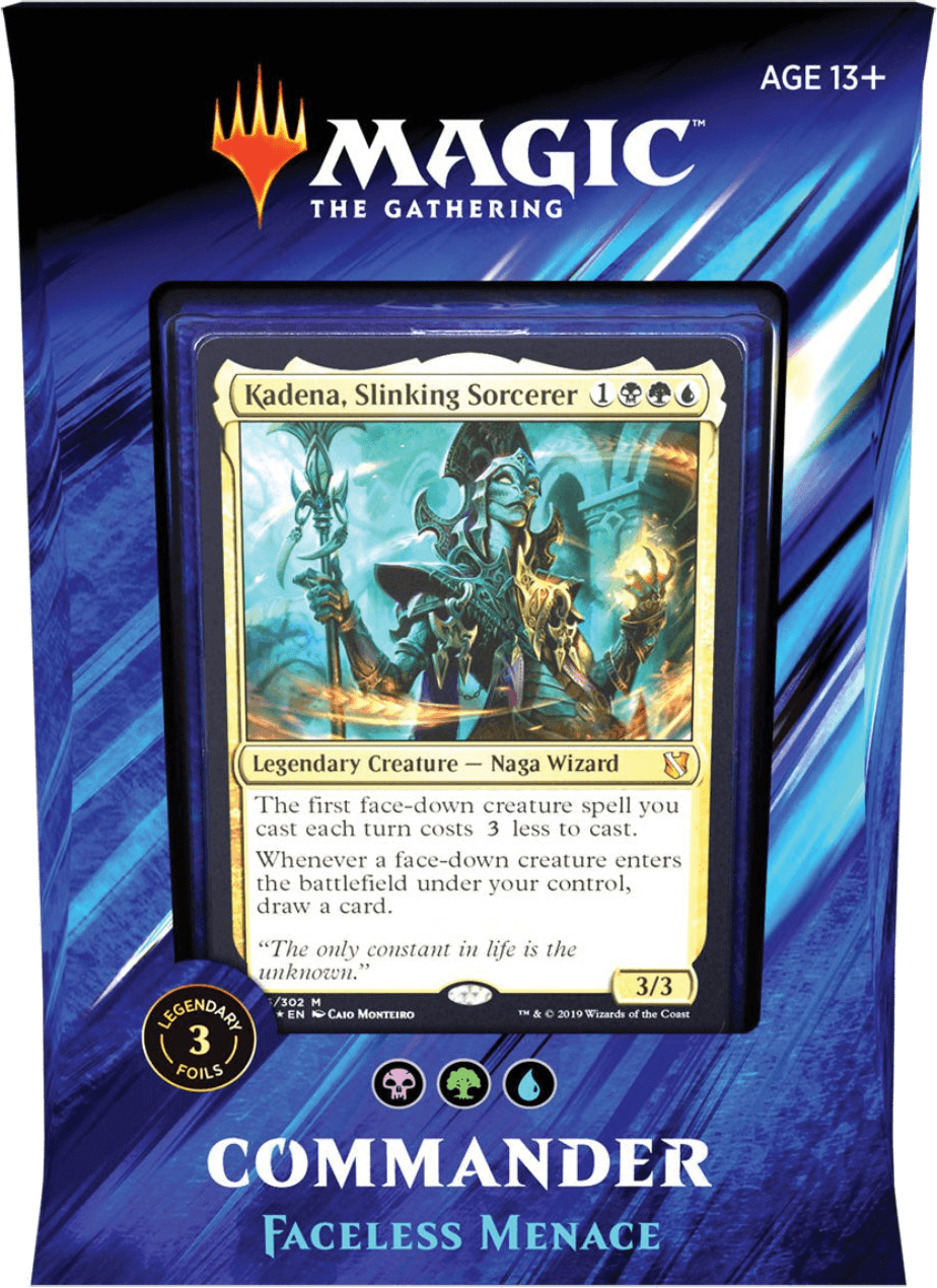Commander 2019 Faceless Menace Commander Deck