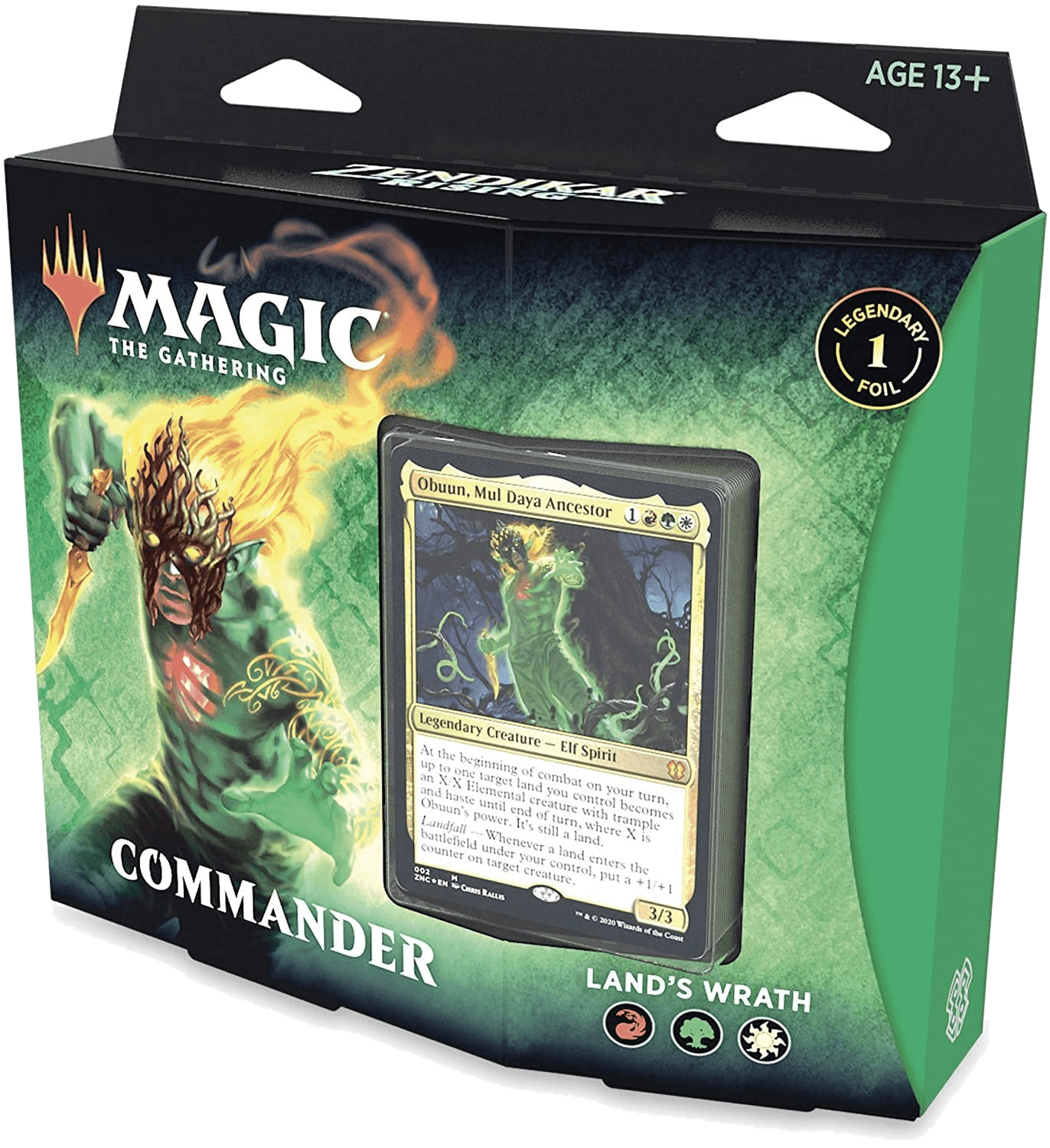 Zendikar Rising Land's Wrath Commander Deck