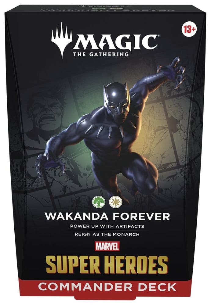 Marvel Super Heroes Wakanda Forever Commander Deck