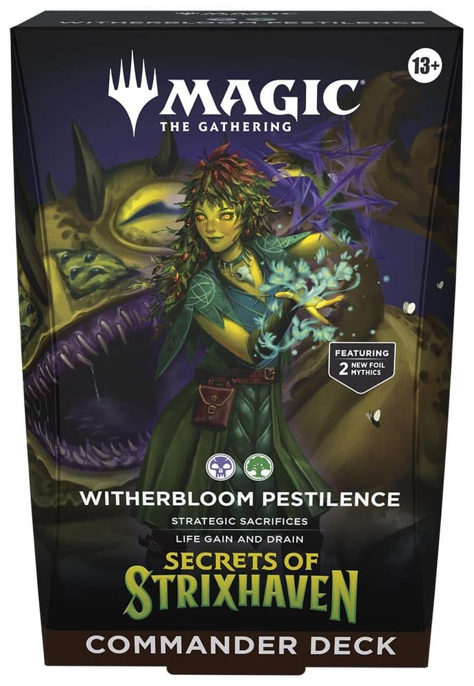 Secrets of Strixhaven Witherbloom Pestilence Commander Deck