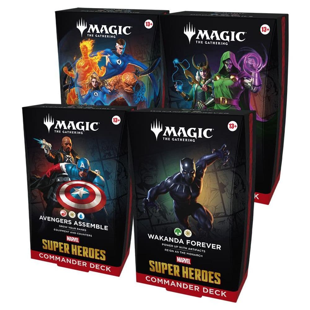 Marvel Super Heroes Commander Deck Display