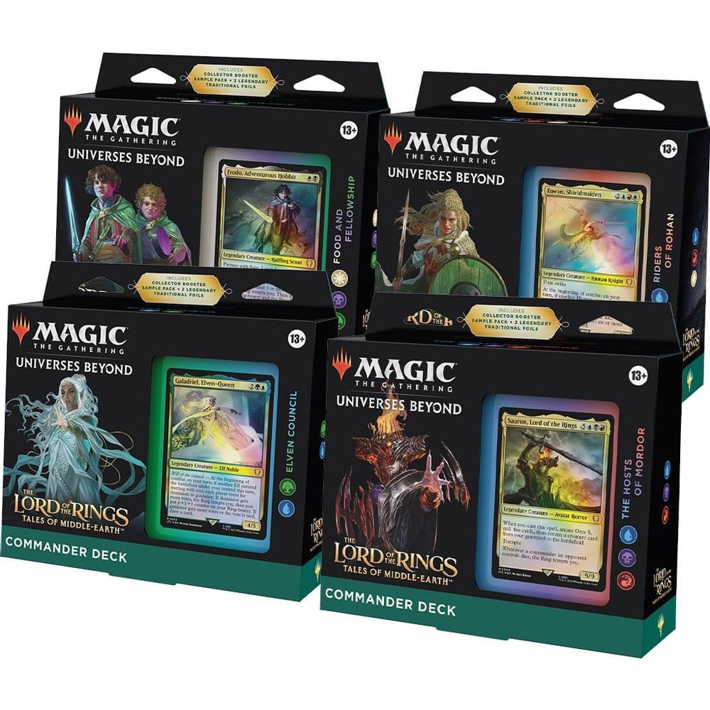 The Lord of the Rings: Tales of Middle-earth Commander Deck Display