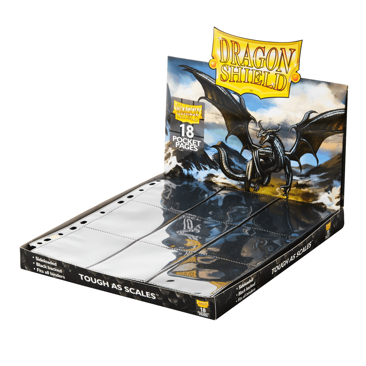 Dragon Shield 18-Pocket Pages — Clear (50)