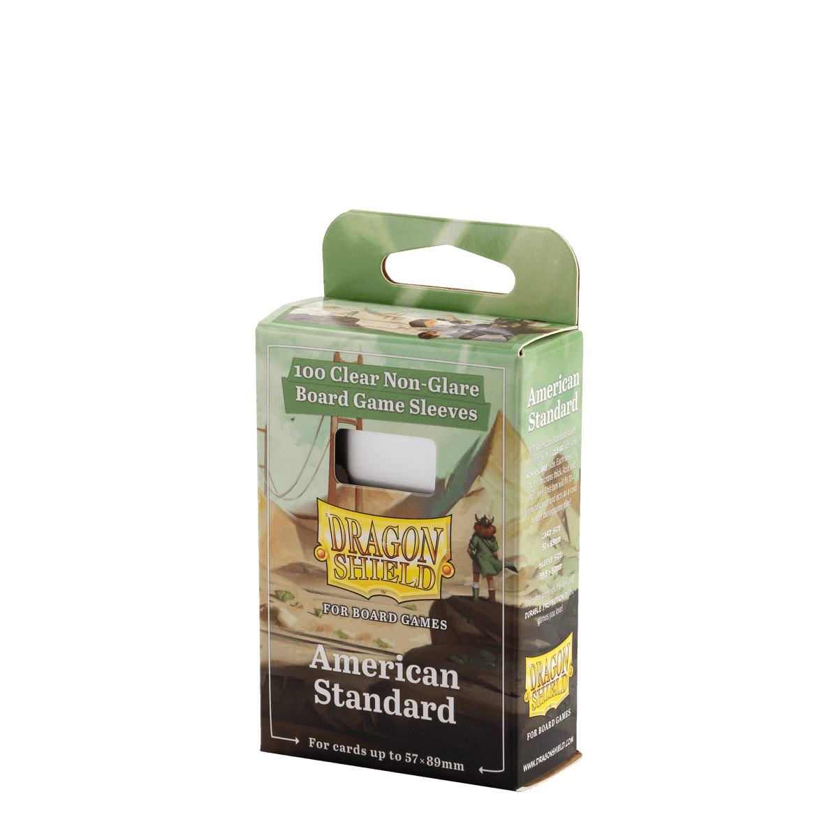 Dragon Shield American Standard Board Game Sleeves Non-Glare 57 x 89 mm (100 sleeves)