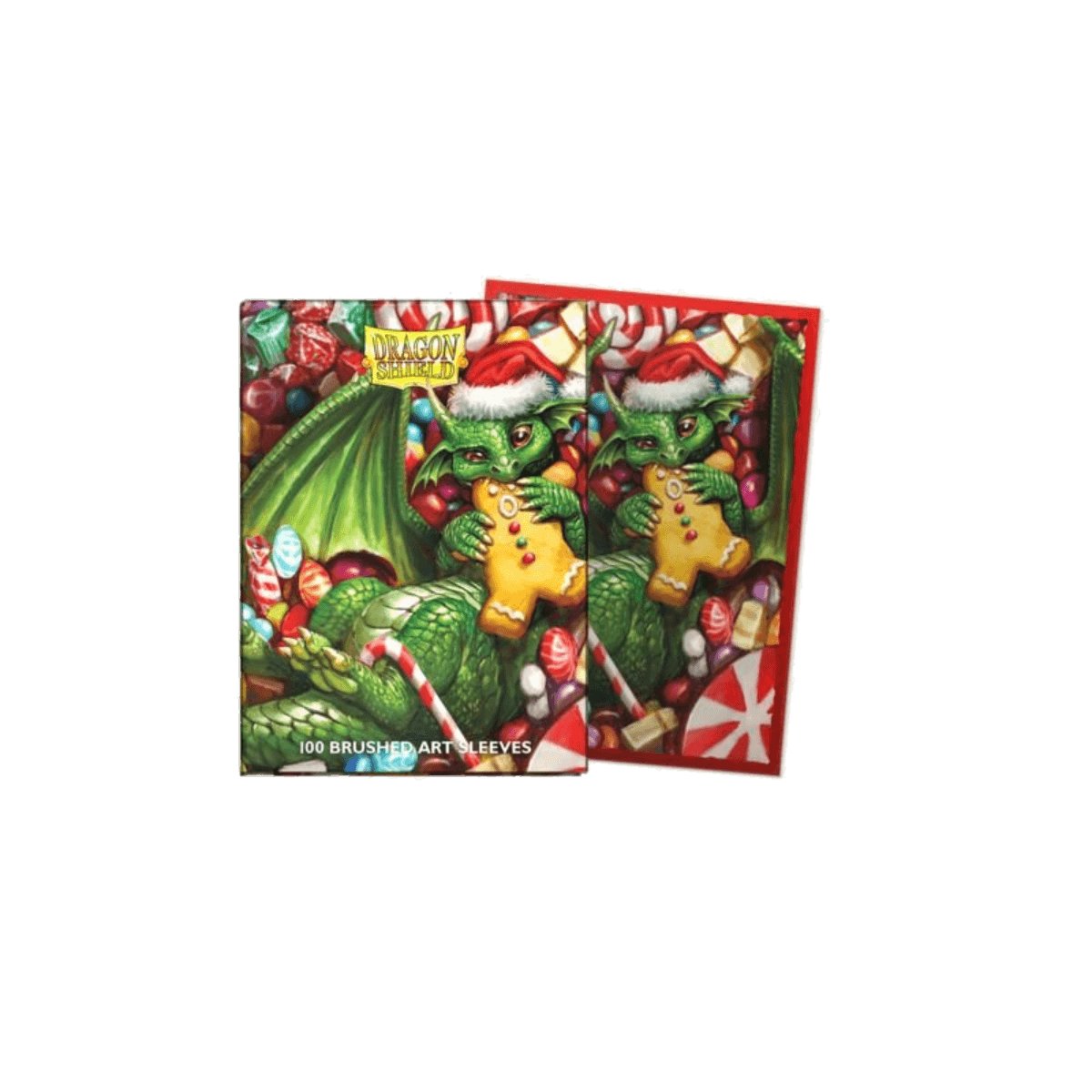 Dragon Shield Art Sleeves Brushed Christmas Dragon 2020 (100 sleeves)