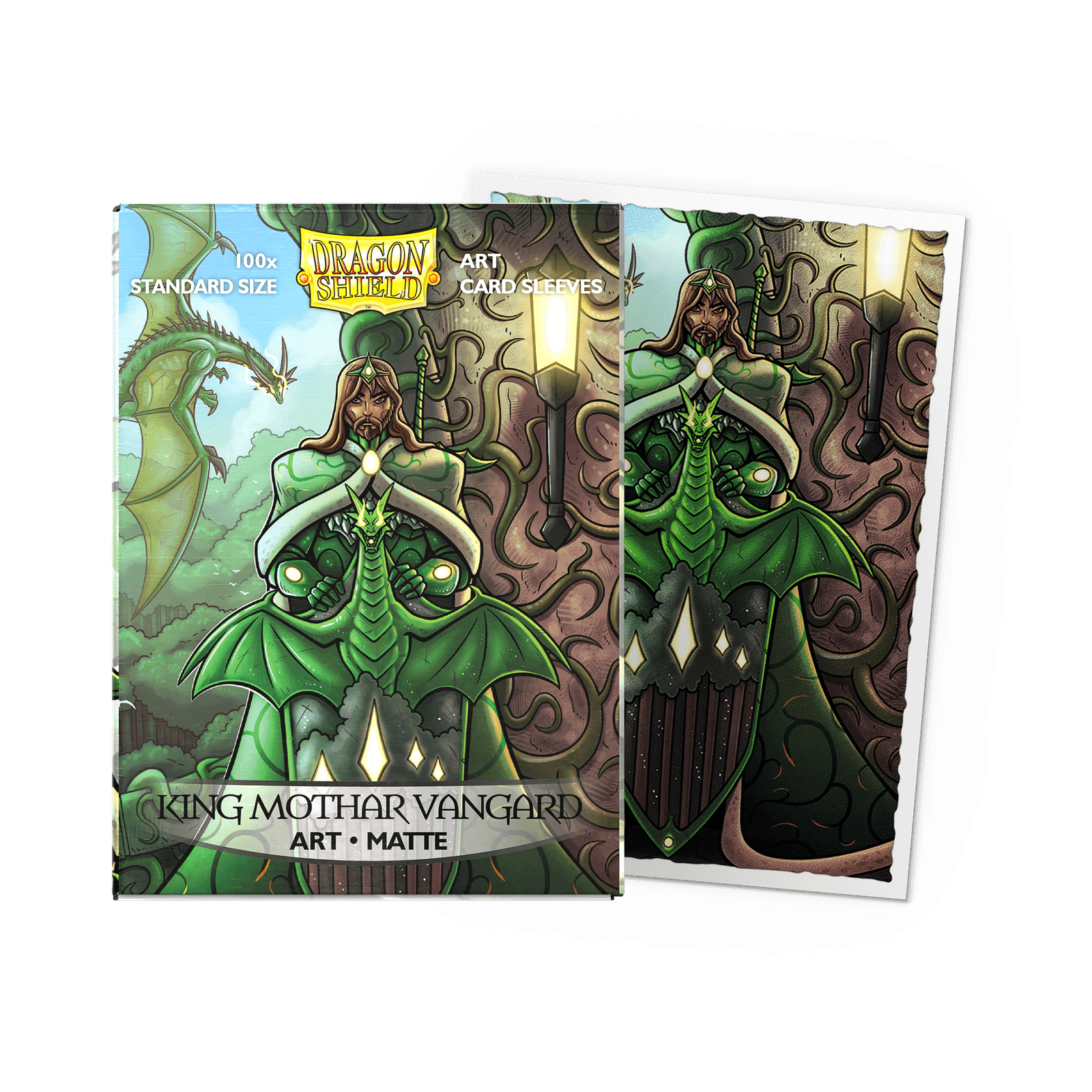 Dragon Shield Art Sleeves Matte King Mothar Vangard — Portrait (100 sleeves)