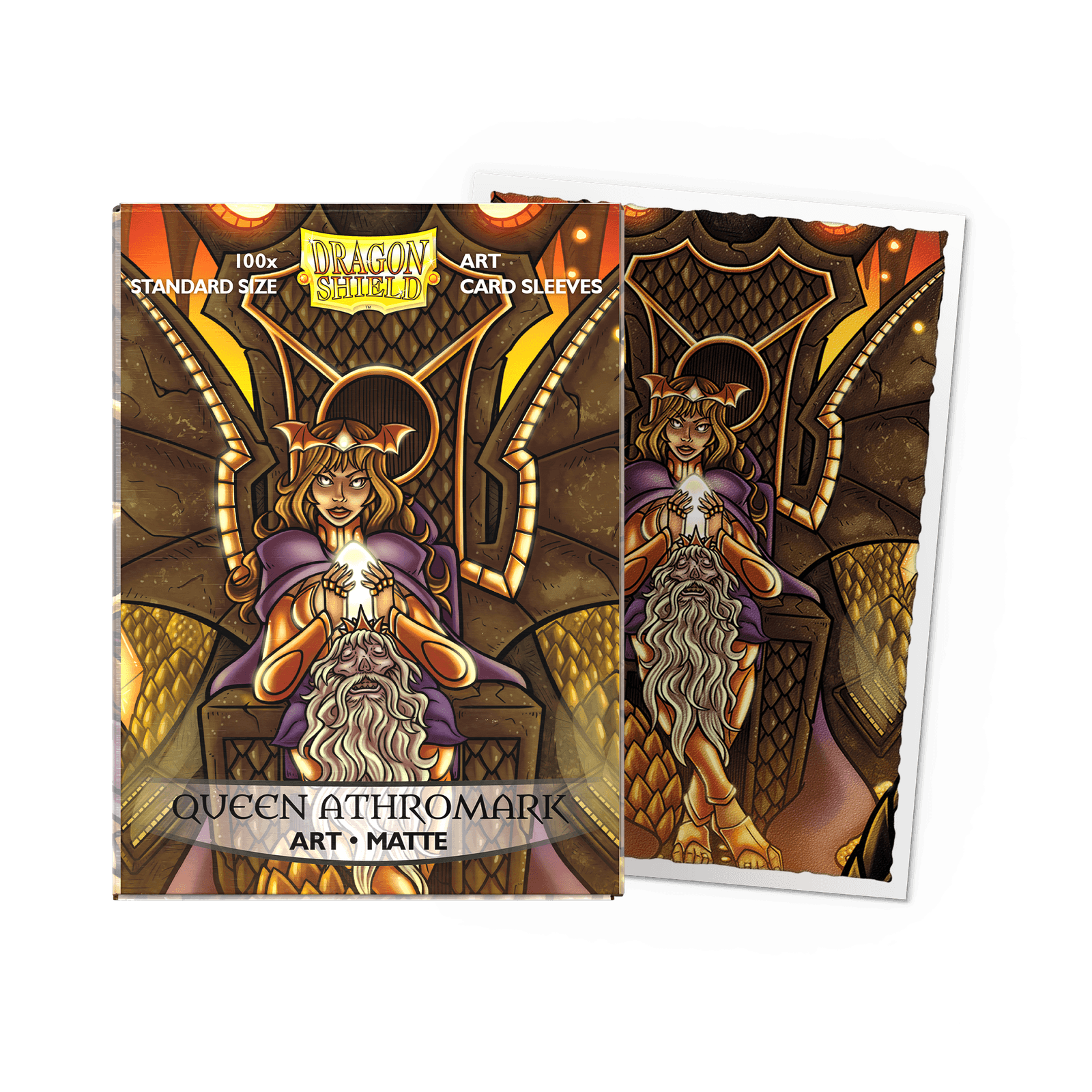 Dragon Shield Art Sleeves Matte Queen Athromark — Portrait (100 sleeves)