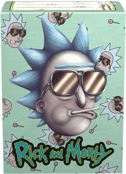 Dragon Shield Brushed Art Sleeves — Rick and Morty - Cool Rick (100 sleeves)