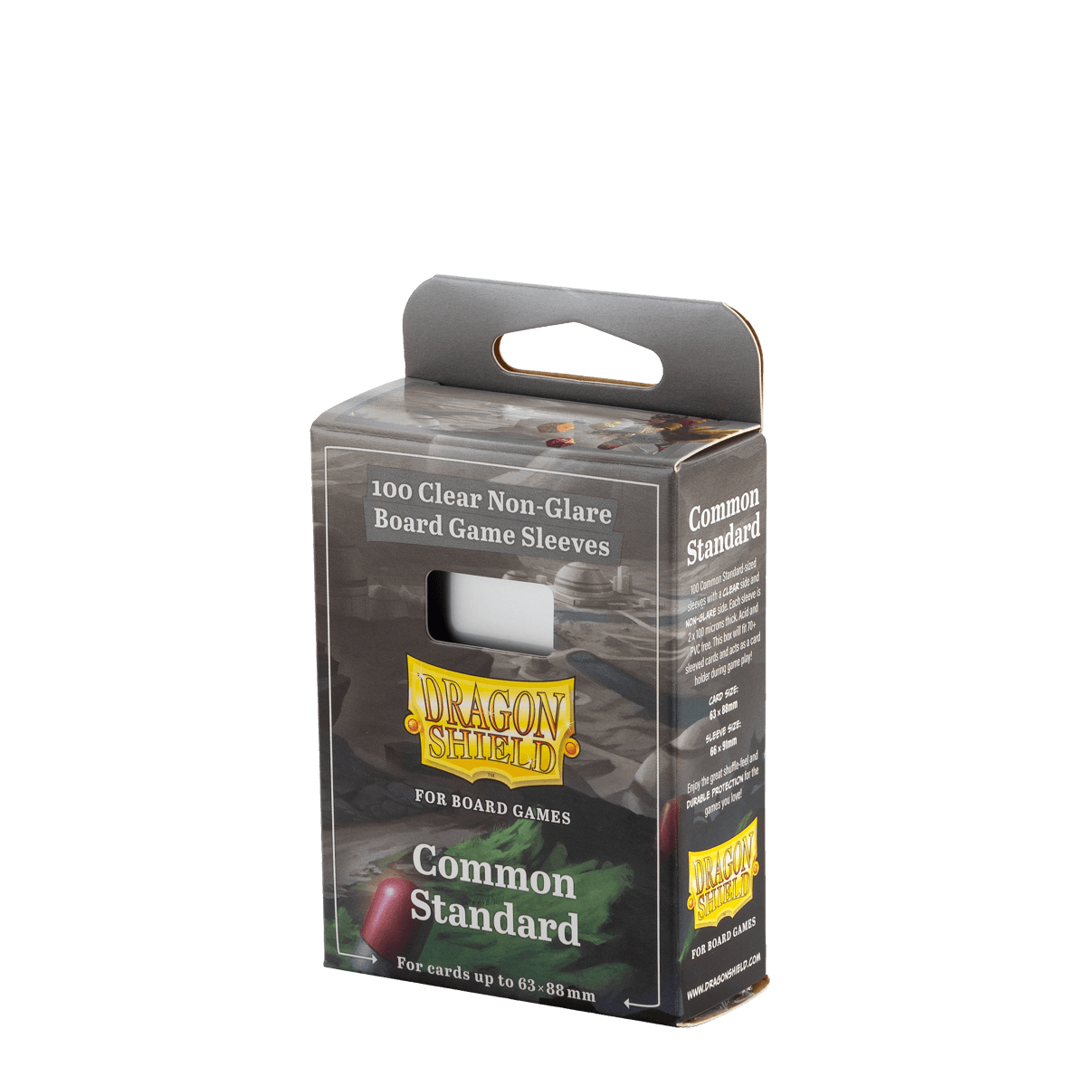 Dragon Shield Common Standard Board Game Sleeves Non-Glare 63 x 88 mm (100 sleeves)