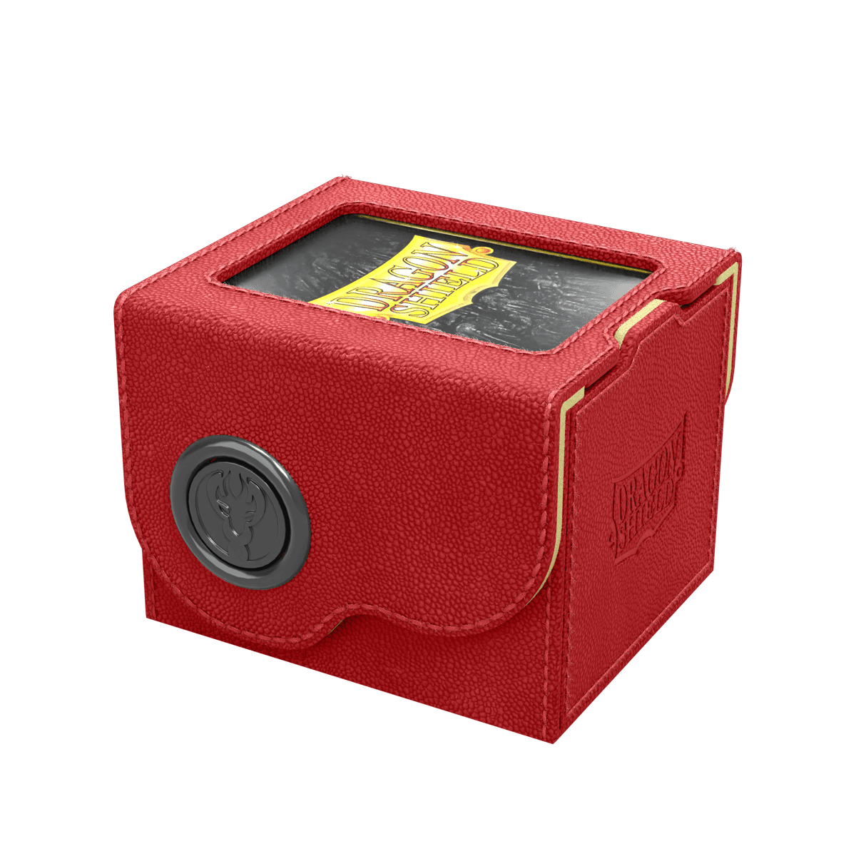 Dragon Shield Dragon Lock Deckbox 100+ — Red & Lemon (100 cards)