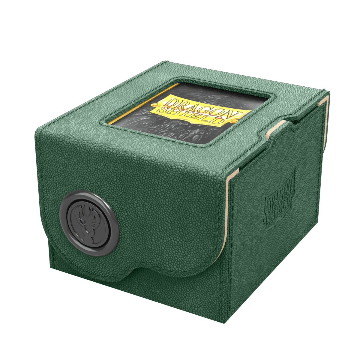 Dragon Shield Dragon Lock Deckbox 150+ — Green & Sand (150 cards)