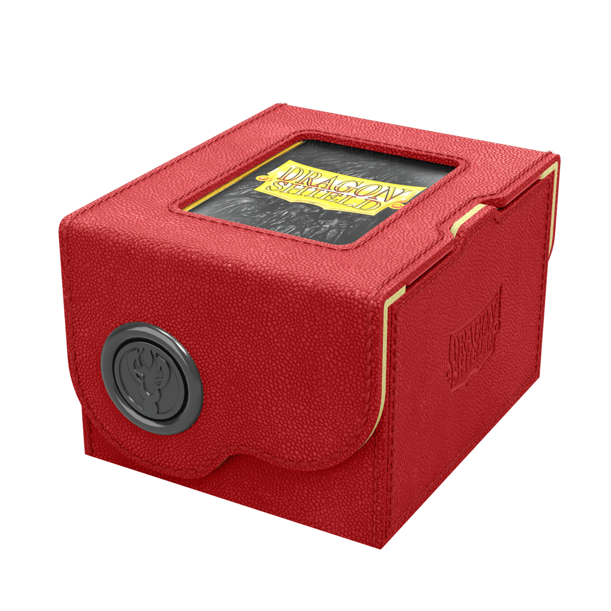 Dragon Shield Dragon Lock Deckbox 150+ — Red & Lemon (150 cards)