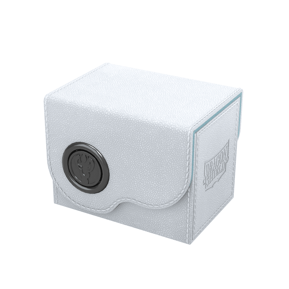 Dragon Shield Dragon Lock Deckbox 80+ — White & Aqua (80 cards)