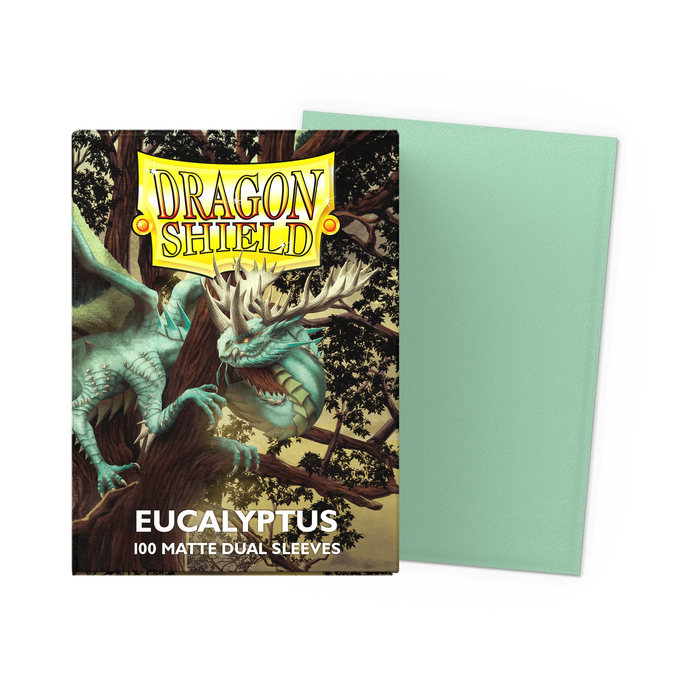 Dragon Shield Dual Matte Sleeves — Eucalyptus (100)