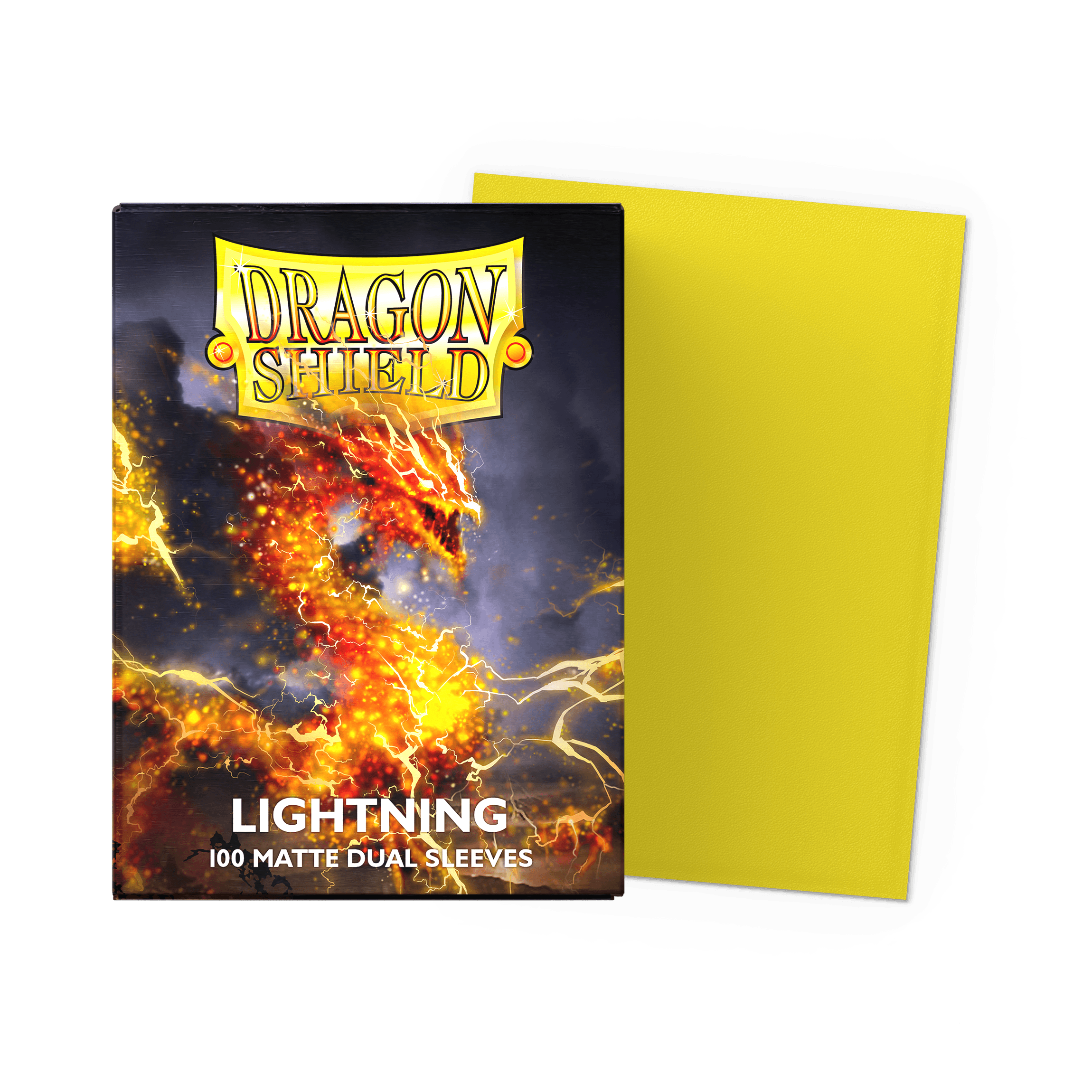 Dragon Shield Dual Matte Sleeves — Lightning (100)