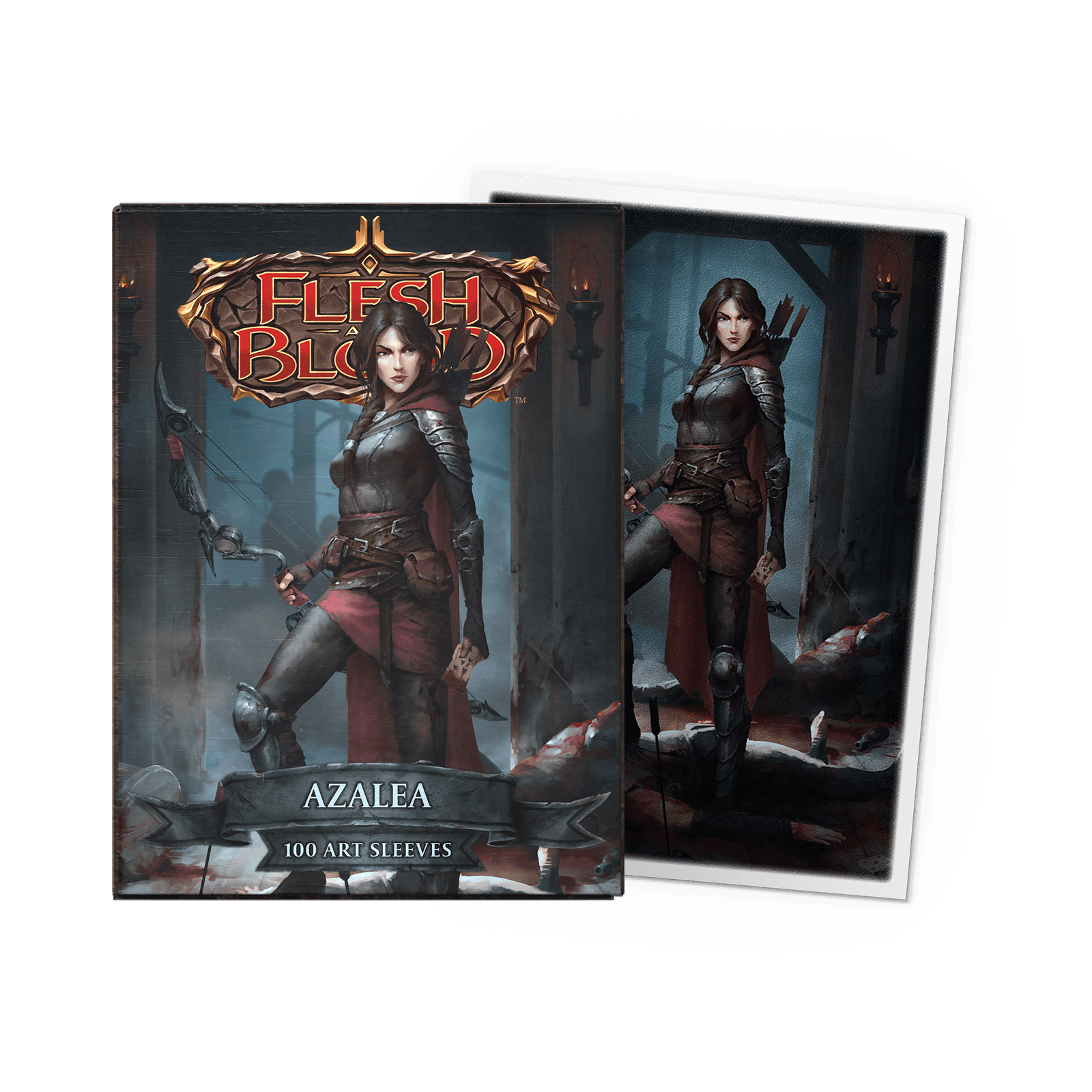 Dragon Shield Flesh and Blood Sleeves Matte — Azalea (100 sleeves)