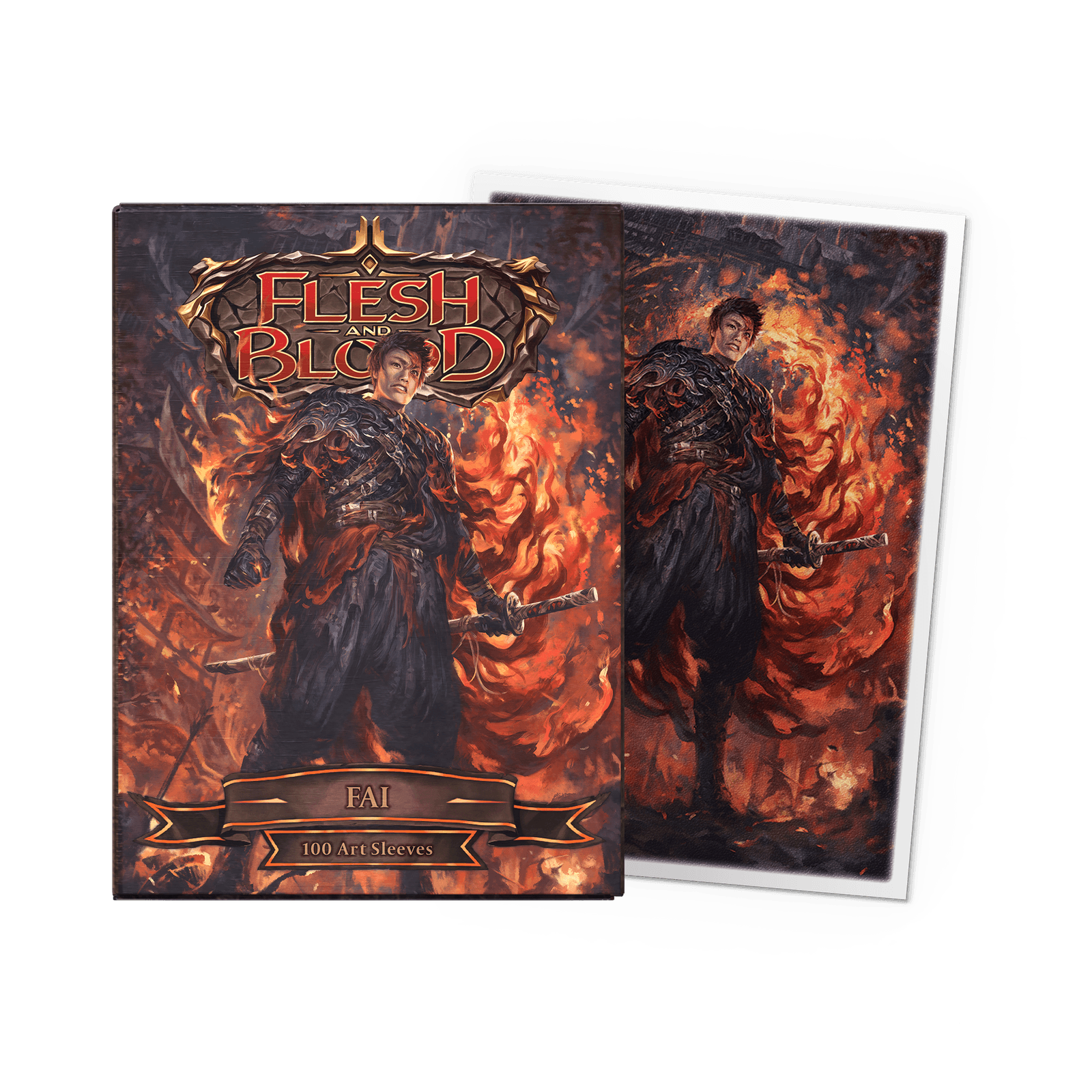 Dragon Shield Flesh and Blood Sleeves Matte — Fai (100 sleeves)