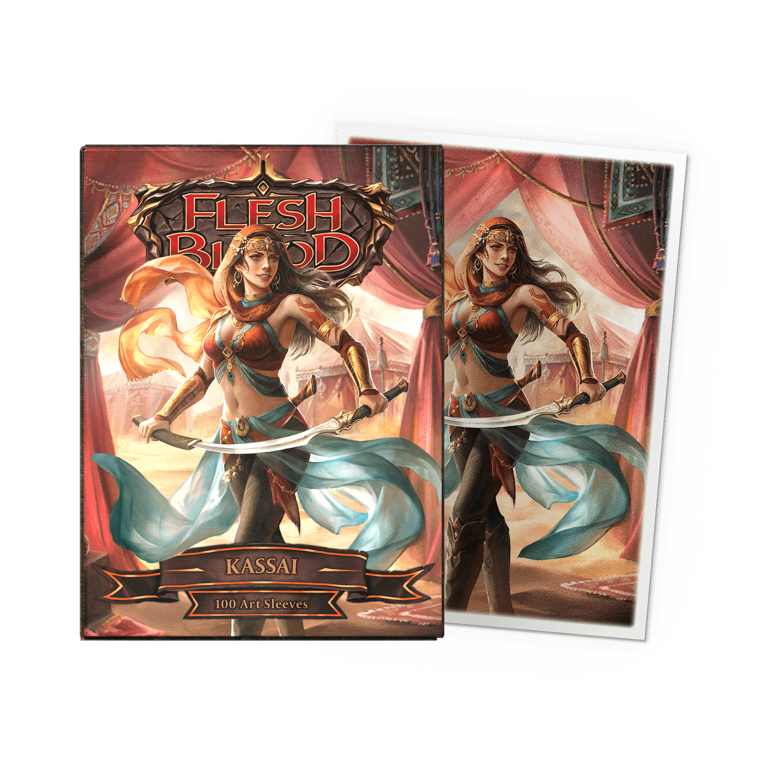 Dragon Shield Flesh and Blood Sleeves Matte — Kassai (100 sleeves)