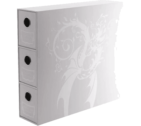 Dragon Shield Fortress Card Drawers XL — White