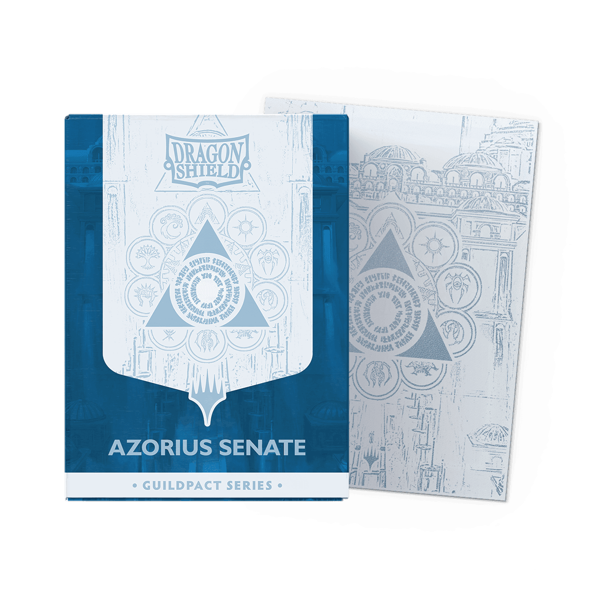 Dragon Shield Guildpact Series Art Sleeves — Azorius Senate (100)