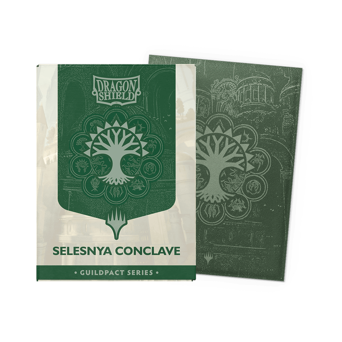Dragon Shield Guildpact Series Art Sleeves — Selesnya Conclave (100)
