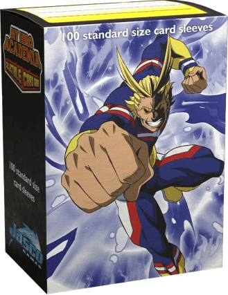 Dragon Shield Matte Art Sleeves: My Hero Academia — All Might Punch (100 sleeves)