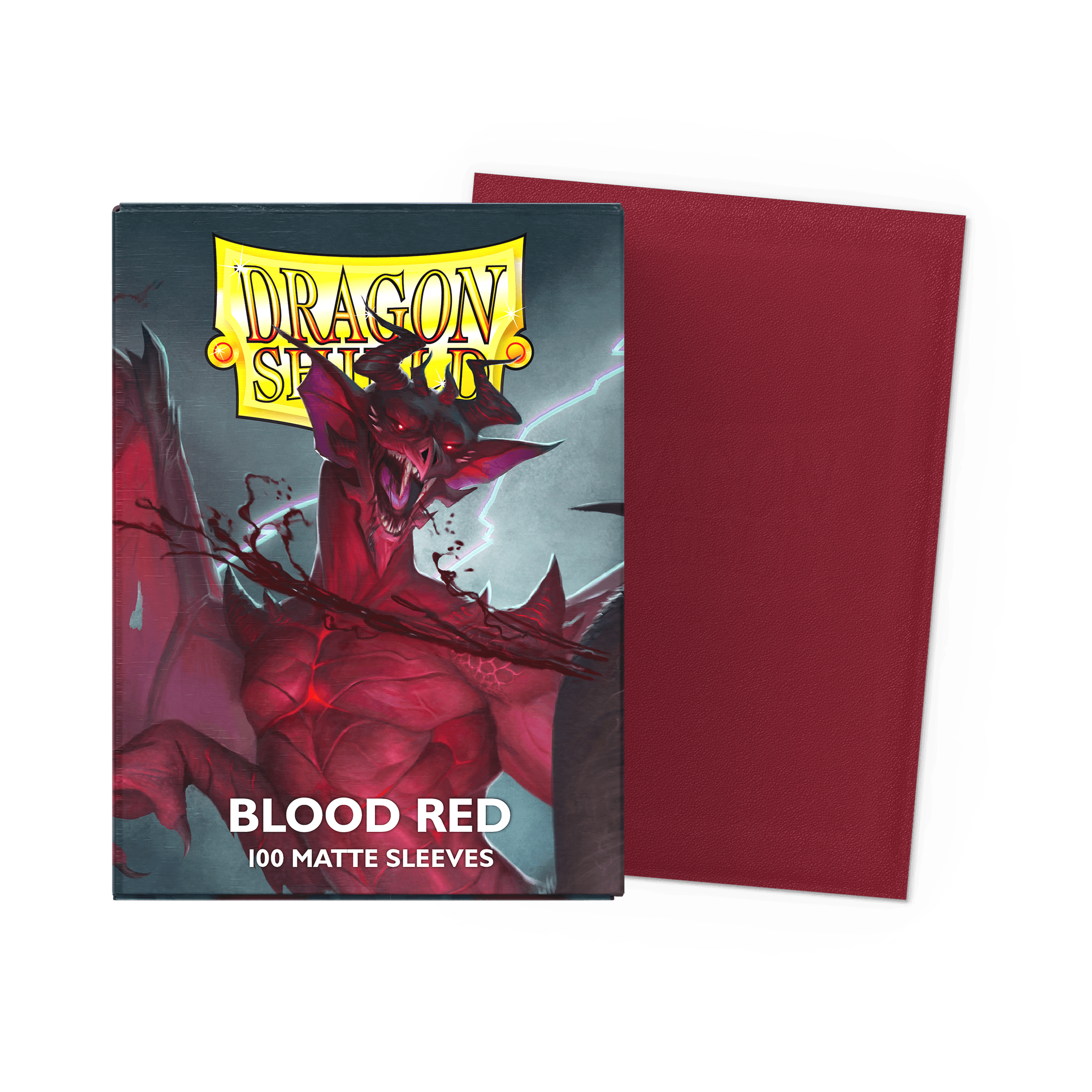 Dragon Shield Matte Sleeves — Blood Red (100)