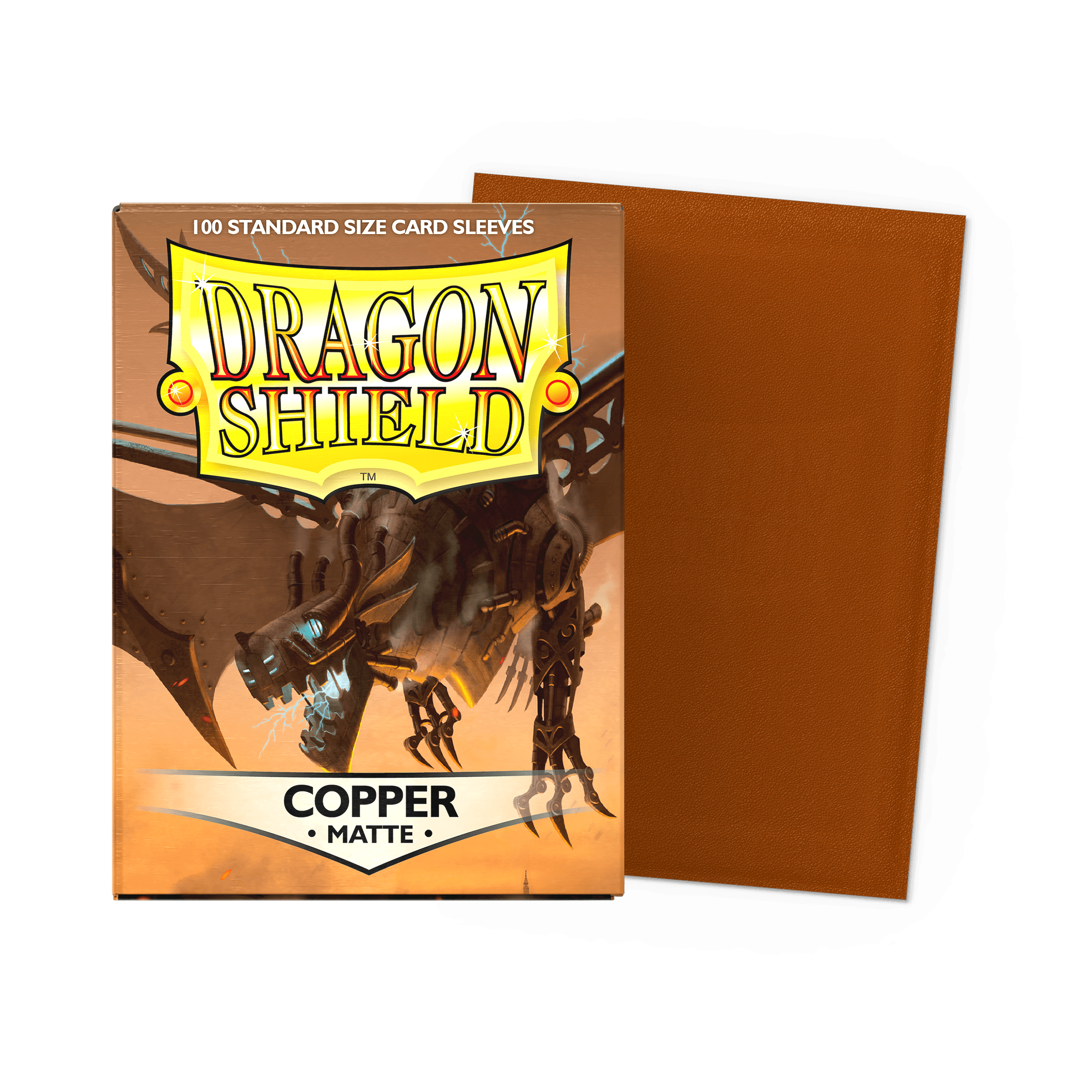 Dragon Shield Matte Sleeves — Copper (100)